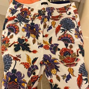 J Crew floral Hayden kick out pant